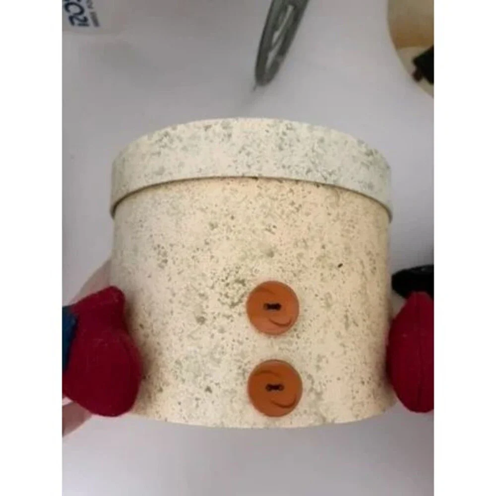 stackable bin snowman